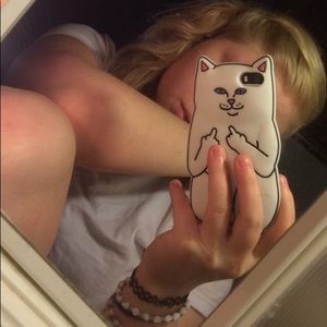 Cat silicone iPhone 5s case